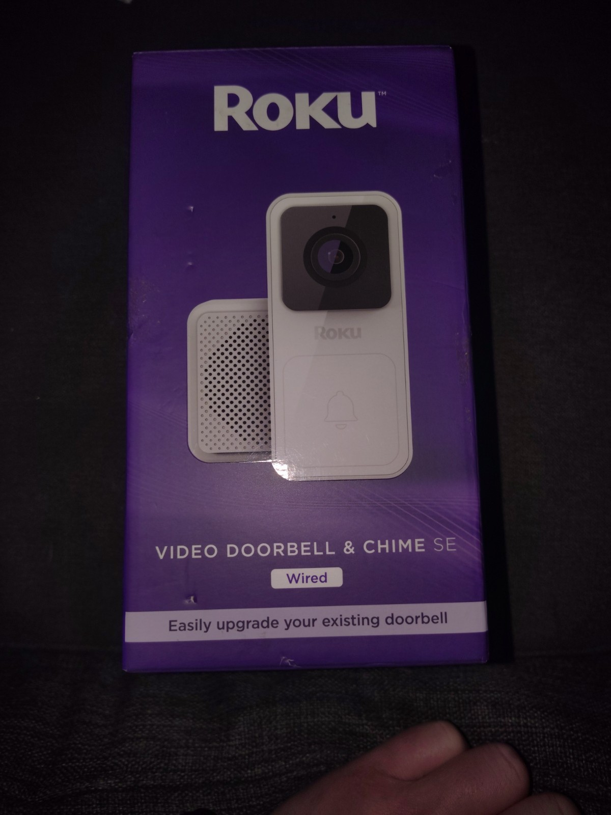 Roku Smart Home Wired Video Doorbell & Chime - 1080p HD Night Vision Ultrawide