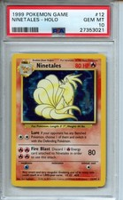 1999 Pokemon Game #12 Ninetales Holo Base Set PSA 10