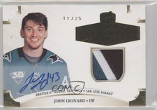 2020 The Cup Rookie Class of 2021 Gold Foil 11/25 John Leonard Patch Auto 03uh