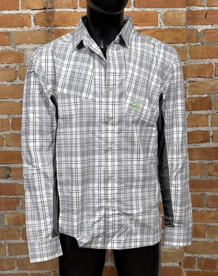 Kast Extreme Fishing Gear Plaid Performance Shirt Men s Large