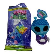 Cows vs Aliens Blue Alien Surprise Plush Toy Bean Bag Collectible