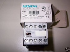 Siemens Contactor 3AC/4kW/400V 3TF2001-0AQ0 Original Packaging