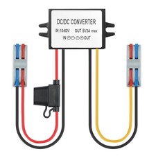 DC 5V3A Step Down Converter, 12V/24V/36V/48V 15W Max Power Converte,Voltage C...