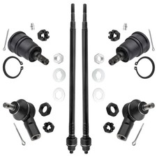 6Pcs Suspension Kit Front Inner Tie Rod Ends Link Outer Tie Rod Ends Link ...