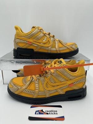 Size 6 - Nike Air Rubber Dunk Off-White University Gold 2020 (CU6015-700) CLEAN!