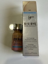 IT Cosmetics Bye Bye Breakout Full Coverage Treatment Concealer New In Light