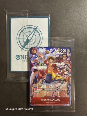 One Piece Day Dallas 2025 TCG Sealed Pack Promo 3 Cards: Luffy, Zoro, Ado DON!!