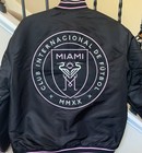 MLS Inter Miami CF Men Bomber Jacket Size Large Black full snap NWT  — photo 6