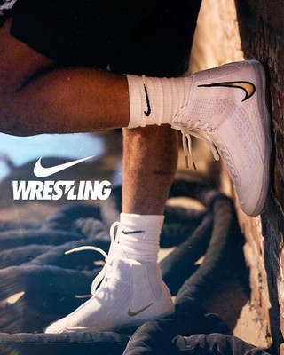 Nike Inflict 4 Wrestling Shoes | White Gold Black | Free 