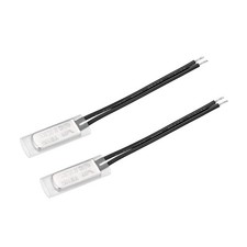 uxcell KSD9700 Thermostat, 40C Normally Open Temperature Switch Thermal Black