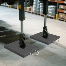 2Pcs Outrigger Pads Truck/Trailer/Crane Heavy Duty Camper Stabilizing Blocks