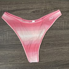 Pink By Victoria  s Secret, Large Pink Fade, Seamless Thong Panties