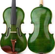 T31 Master Stradivari 1716 Copy Blue/Green Color Violin 4/4 European Wood Sweet
