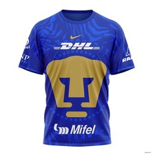 Personalized LIGA MX Pumas UNAM T Shirt 3D 2026 Away Design