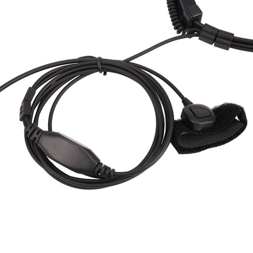 3.5mm Adjustable Throat Mic Microphone Covert Acoustic Tube Earpiece9943 - Zdjęcie 6 z 8