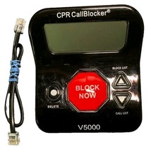 CPR Call Blocker V5000 for Landline Phones w/ Phone Cord - No Original Box