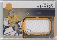2023-24 Upper Deck The Cup Rookie Rink Gallery Jersey 42/49 Yaroslav Askarov 0cc