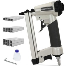 KEENTECH Pneumatic Staple Gun 21 Gauge, Air Upholstery Stapler with 3000pcs 1...