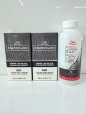 Wella Color Charm 050 Permanent Hair Color 2PACK w/ 20 Volume CREAM DEVELOPER