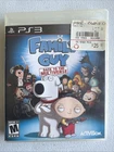 Family Guy Back to the Multiverse PS3 PlayStation 3 Case and Game, No Manual