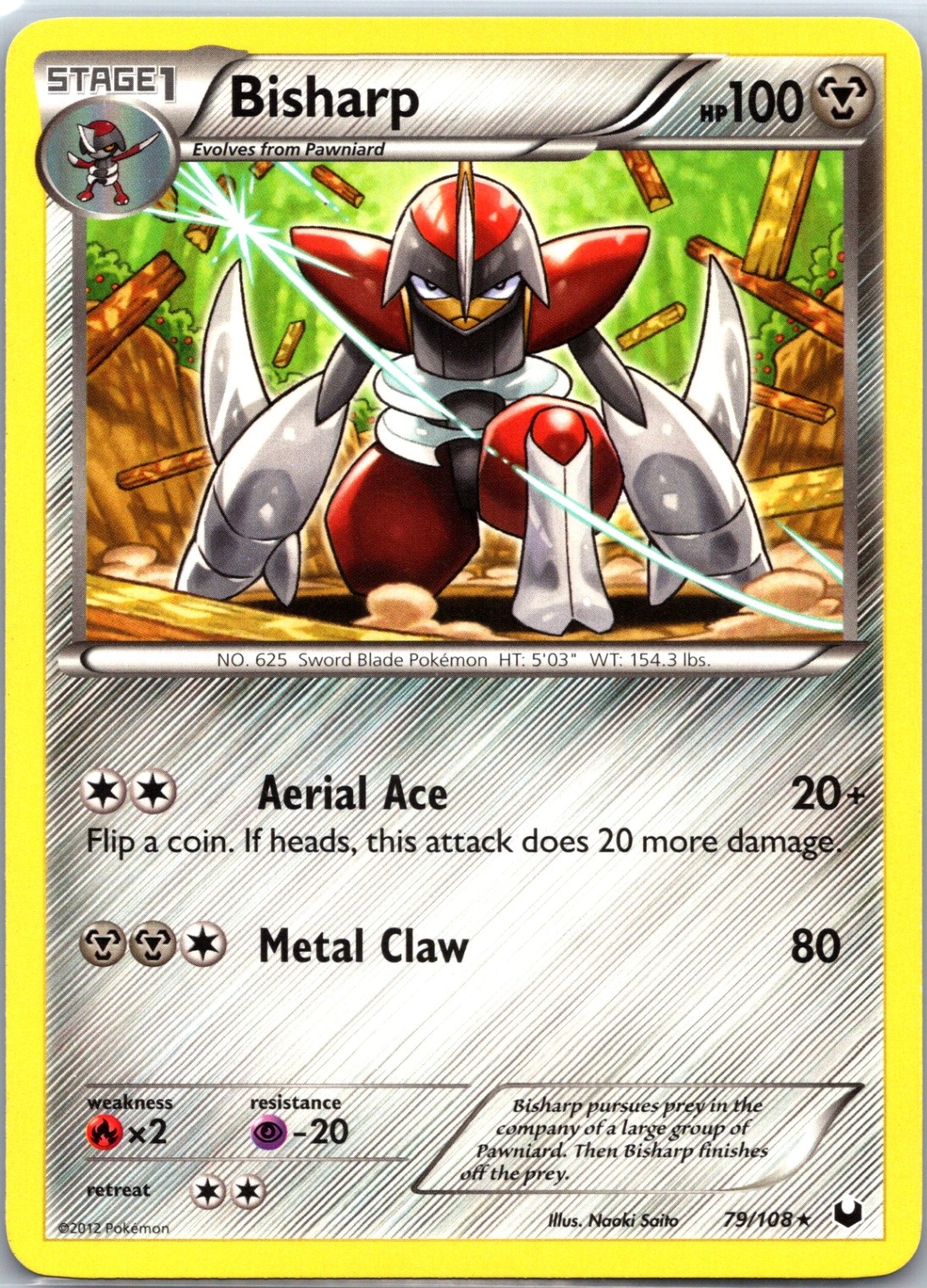 Bisharp (79) Rare Dark Explorers 79/108 LP