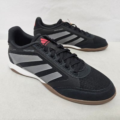 Adidas Predator League Indoor Soccer Shoes ID3781 Black Grey Red