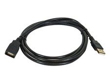 Monoprice USB 2.0 Type-A Male to Female - Extension Cable, 15ft, Black
