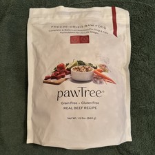 Pawtree Dog Cat Food Freeze-Dried Raw Nutrient Rich All Natural Beef