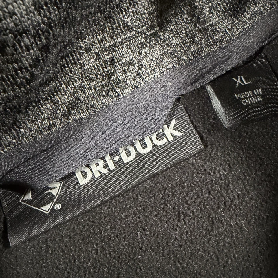 Chaqueta DDX Dri Duck para Hombres XL Negra Forrada de Vellón Ropa de Trabajo Abrigo Bolsillos Foto 4 de 4