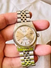Vintage Rolex Datejust 1601 After Market Dial Men's Automatic Watch 1971