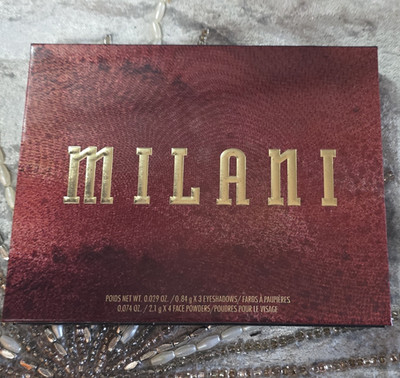MILANI All Inclusive Eye, Cheek & Face Pressed Powder Compact Palette 0.074oz