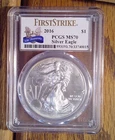 2016 BU American Silver Eagle PCGS MS70 First Strike (015)