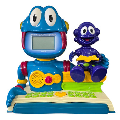 Alphabert's Sonic Phonics LEARN-TO-READ SYSTEM Vtech 2002 VINTAGE ~ 4 Years & Up