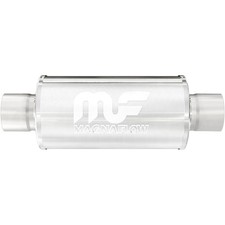 Magnaflow Exhaust Race Series Stainless Steel Muffler 6 Round 2.5 Inout Magnaflow Exhaust Race Series Stainless Steel Muffler 6 Round 2.5 Inout