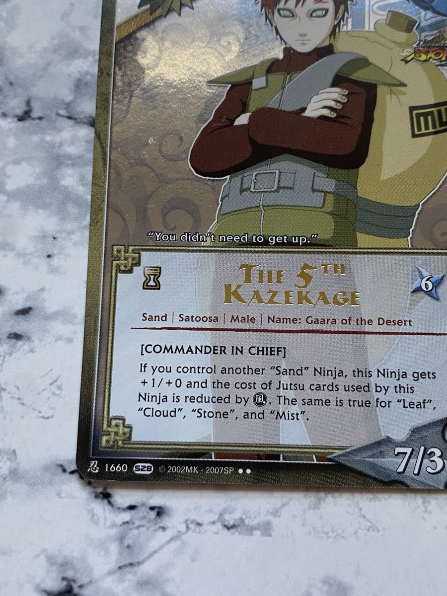 Naruto CCG The 5th Kazekage Gaara N-1660 Ultimate Ninja Storm 3