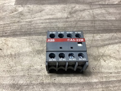 ABB CA5-22M CONTACT BLOCK #114N115