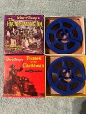 2 - VINTAGE WALT DISNEY SUPER 8 MOVIES PIRATES OF CARIBBEAN  HAUNTED MANSION