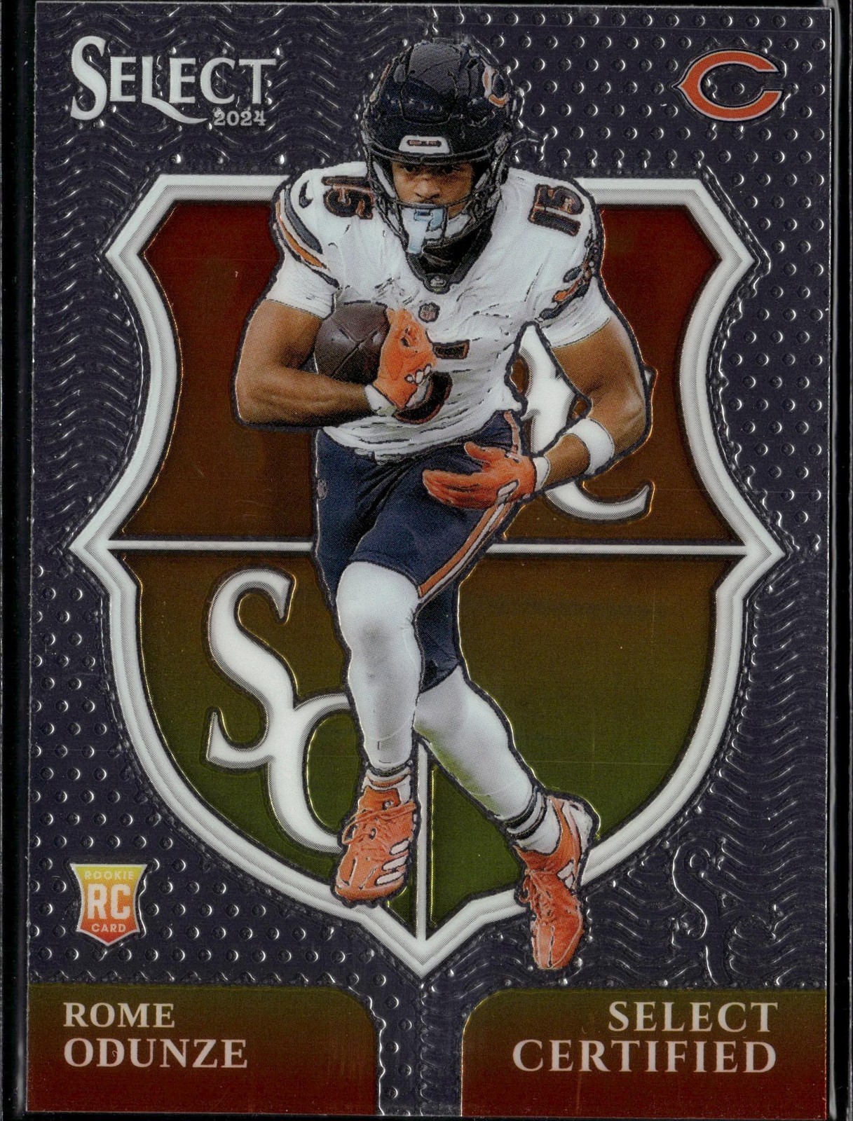 2024 Panini Select #10 Rome Odunze Select Certified Rookies