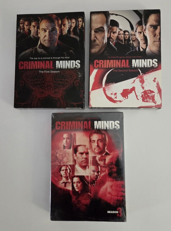 Criminal Minds DVD Series, Season 1, 2, and 3
