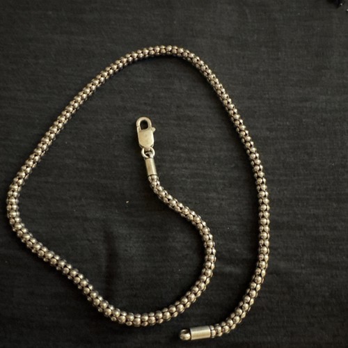 Silpada sterling popcorn chain N1106 12 grams