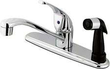Kingston Brass KB5730 Chatham Single Lever Handle Kitchen Faucet Deck CHROME