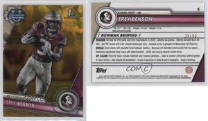 2023 Bowman U Chrome Sapphire Edition Gold /50 Trey Benson #5