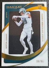 JOHNNY WILSON 2024 IMMACULATE CLEARLY JERSEYS ROOKIE PATCH RC /99