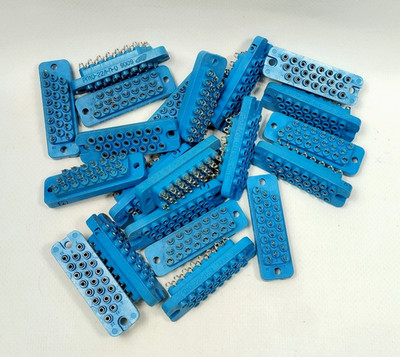 Lot of 21 pcs Vintage Soviet Connectors RP10-22L-P-O 1990S