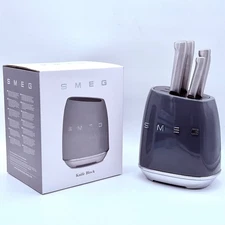 Smeg 6-Piece Stainless Steel Knife Set Sharp Chef Blades Premium Quality Kitchen