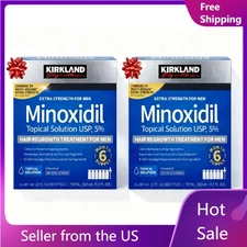 2 PACK - ҚirҚlаnd Signаture Мinохidil 5% Hair Regrowth Treatment for Men