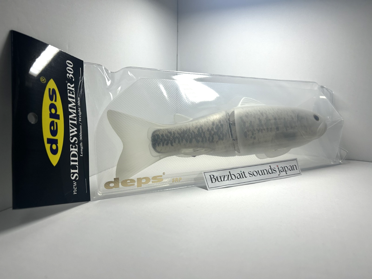 deps New SLIDE SWIMMER 300 White Bass Limited 10oz Floating Glide