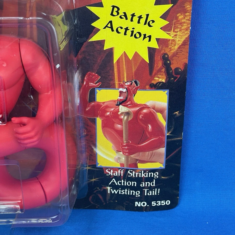 Figura de acción Disney Aladdin Evil Genie Jafar 5350 - Mattel 1993 - Nueva, sellada Foto 3 de 4