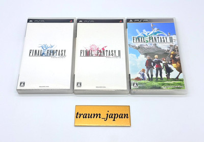 ファイナルファンタジー1.2.3セット PSP Final Fantasy I II III set FF 1 2 3 Japan PlayStation Portable