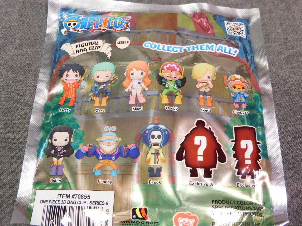 One Piece NEW * Zoro Clip * Blind Bag Series 6 Key Chain Monogram